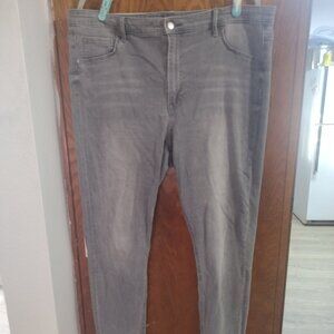 H&M Gray Curvy High Rise Jeggings US 18